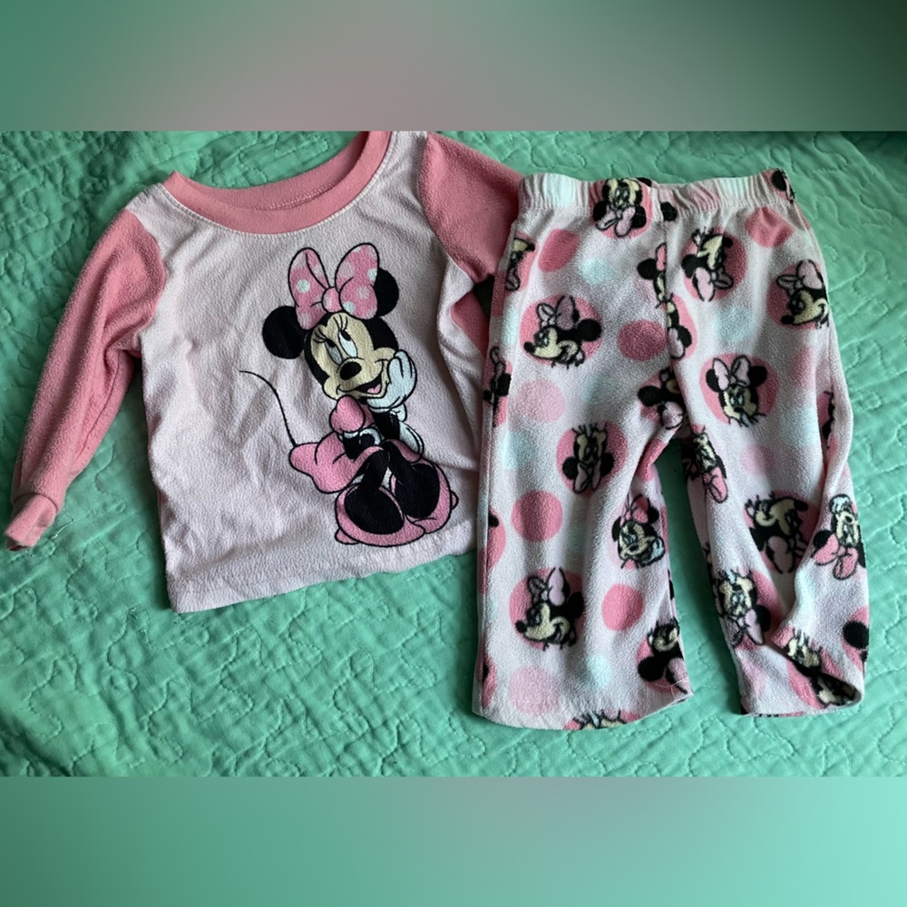 Disney Pink Minnie Mouse Kids Pajamas